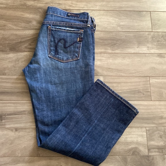 Citizens of Humanity Kelly #063 low-waist Cropped Stretch jeans size 25 - Picture 13 of 14